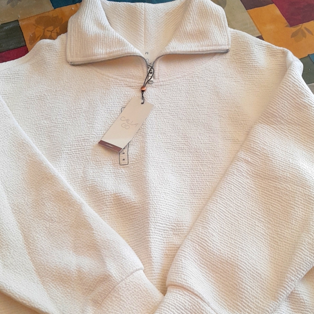 Calia Pullover Sz M. Off White